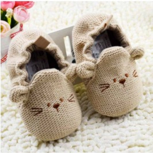 Elastic First Walkers Infant Toddler Baby Newborn Boy Girl Knitted Crib Shoes Cartoon