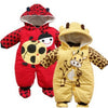 Baby Boys Rompers Ladybug And Cows Warm Kids Girls Bodysuit