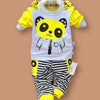 Kids Set Suit Baby Panda Cartoon Casual Long-sleeved