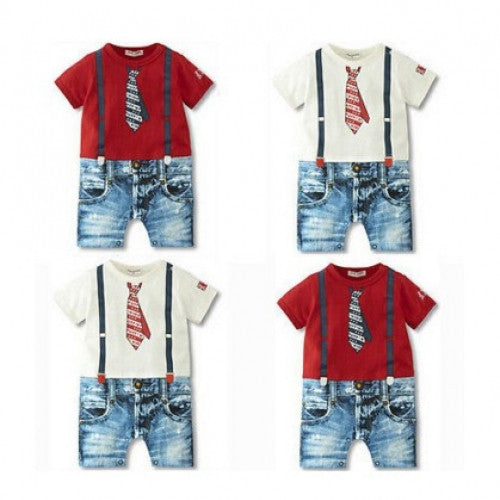 Infant Overalls Romper Shorts Bodysuit Outfit Clothing